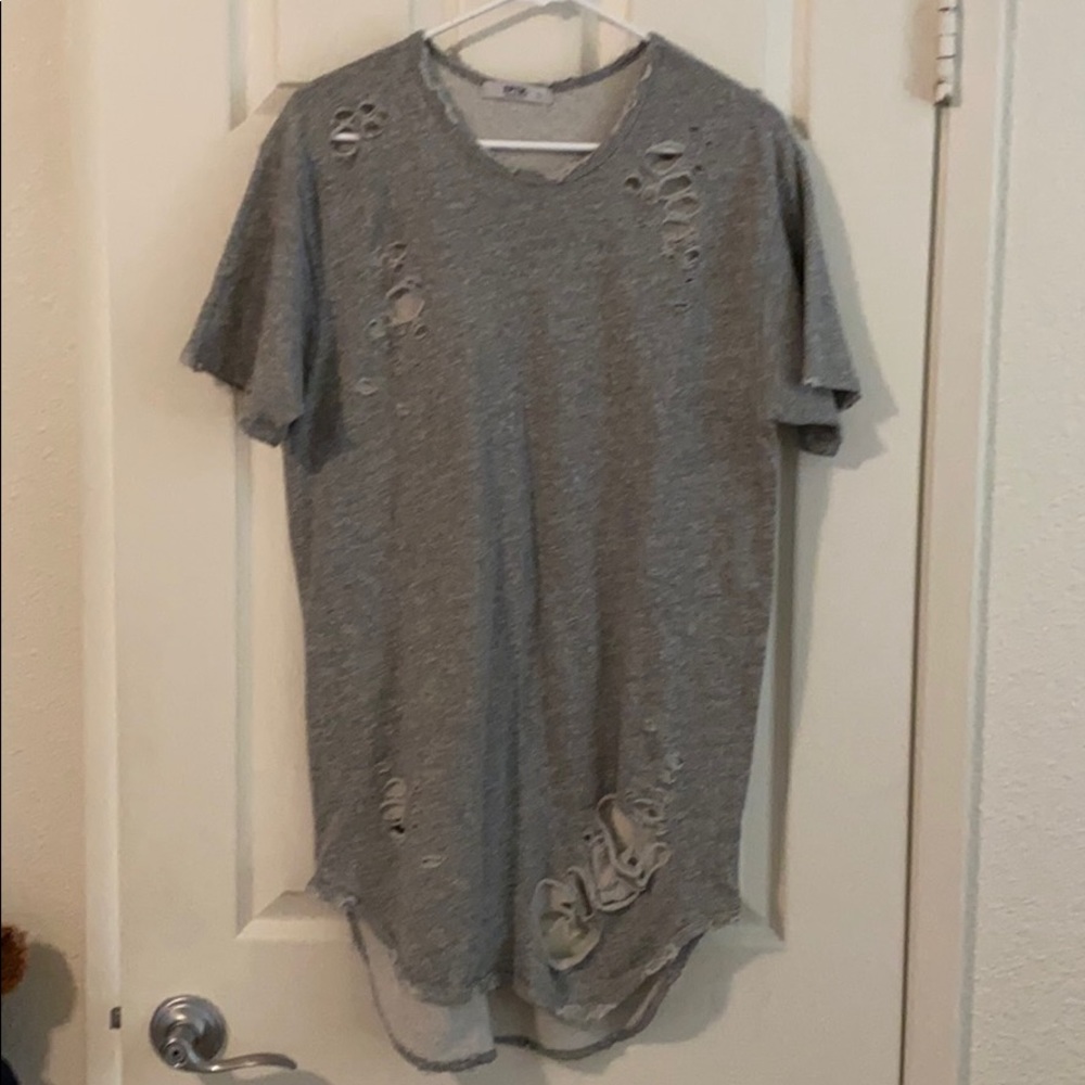 Distressed shirt